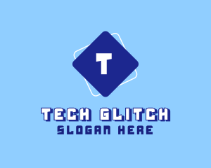 Futuristic Gamer Tech logo design