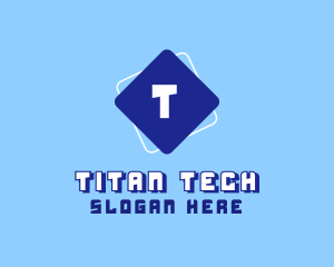 Futuristic Gamer Tech logo design