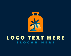 Luggage - Travel Island Luggage logo design