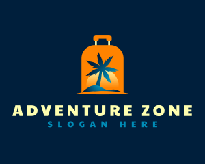 Travel Island Luggage logo design