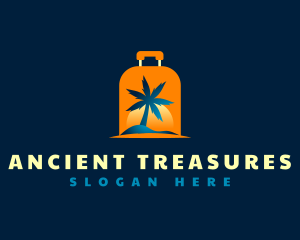 Travel Island Luggage logo design