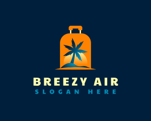 Travel Island Luggage logo design