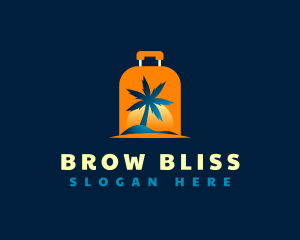 Travel Island Luggage logo design