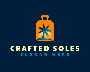 Travel Island Luggage logo design