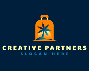 Travel Island Luggage logo design