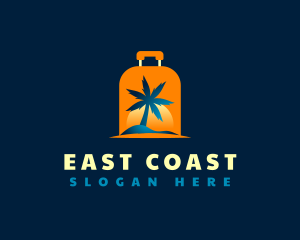 Travel Island Luggage logo design