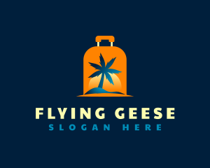 Travel Island Luggage logo design