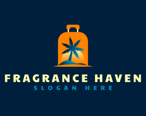 Travel Island Luggage logo design