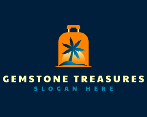 Travel Island Luggage logo design