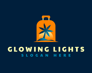 Travel Island Luggage logo design