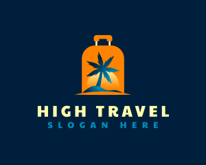 Travel Island Luggage logo design