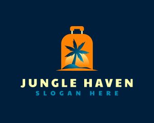 Travel Island Luggage logo design