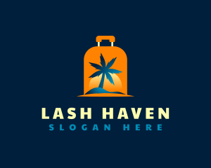 Travel Island Luggage logo design