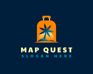 Travel Island Luggage logo design