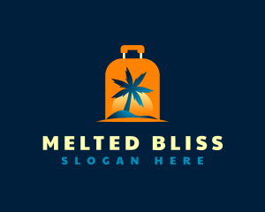 Travel Island Luggage logo design