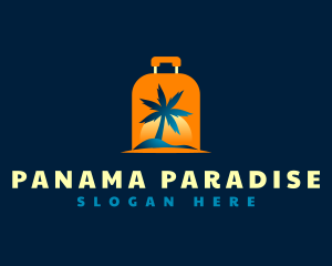 Travel Island Luggage logo design