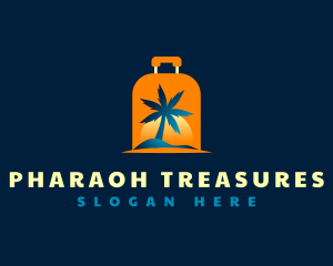 Travel Island Luggage logo design