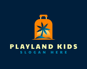 Travel Island Luggage logo design