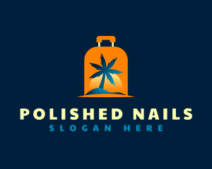 Travel Island Luggage logo design