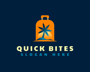 Travel Island Luggage logo design