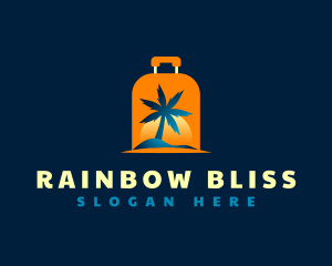 Travel Island Luggage logo design