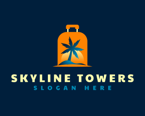 Travel Island Luggage logo design