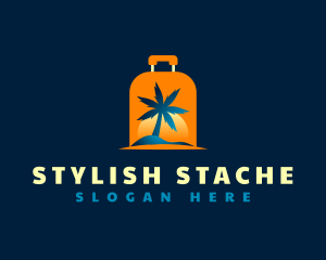 Travel Island Luggage logo design