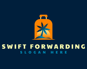 Travel Island Luggage logo design