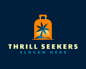 Travel Island Luggage logo design