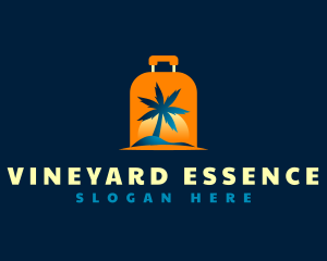 Travel Island Luggage logo design