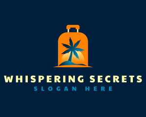 Travel Island Luggage logo design