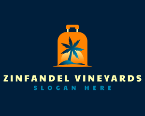 Travel Island Luggage logo design