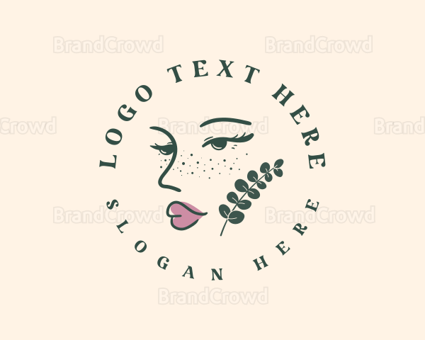 Eco Beauty Woman Logo