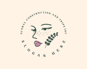Salon - Eco Beauty Woman logo design