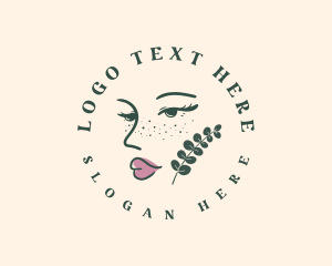 Salon - Eco Beauty Woman logo design