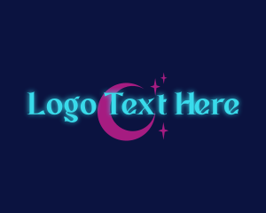 Cosmic - Neon Cosmic Wordmark logo design