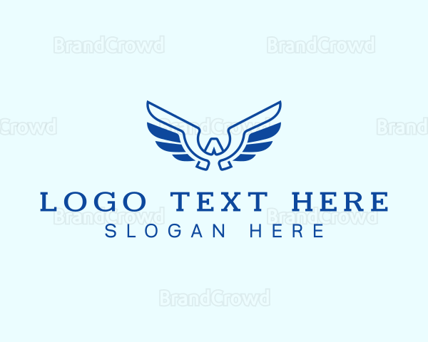 Elegant Wing Letter A Logo