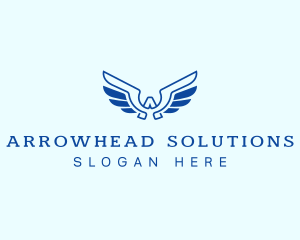 Elegant Wing Letter A logo design