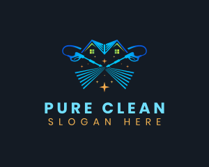 Pressure Cleaning Sanitation logo design