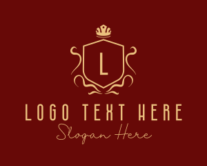Golden - Expensive Boutique Shield logo design