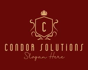 Expensive Boutique Shield logo design