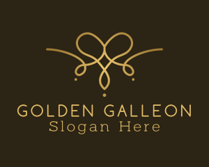 Golden Luxury Necklace logo design