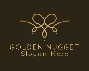 Golden Luxury Necklace logo design