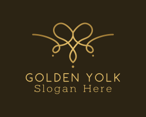 Golden Luxury Necklace logo design