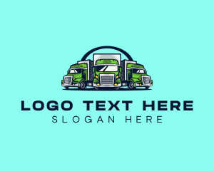 Freight - Fleet Truck Logistics logo design