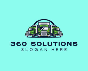 Fleet Truck Logistics  logo design