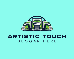 Fleet Truck Logistics  logo design