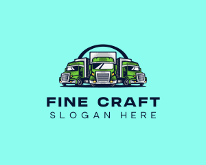 Fleet Truck Logistics  logo design