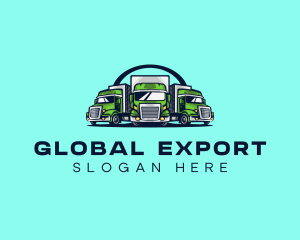 Export - Fleet Truck Logistics logo design