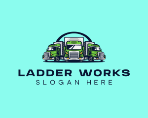 Fleet Truck Logistics  logo design